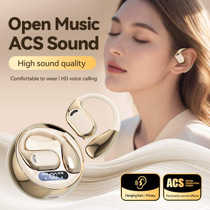 ✨ Fall Open – Écouteurs Sans Fil Légers avec Boîtier, Réduction de Bruit et Bluetooth