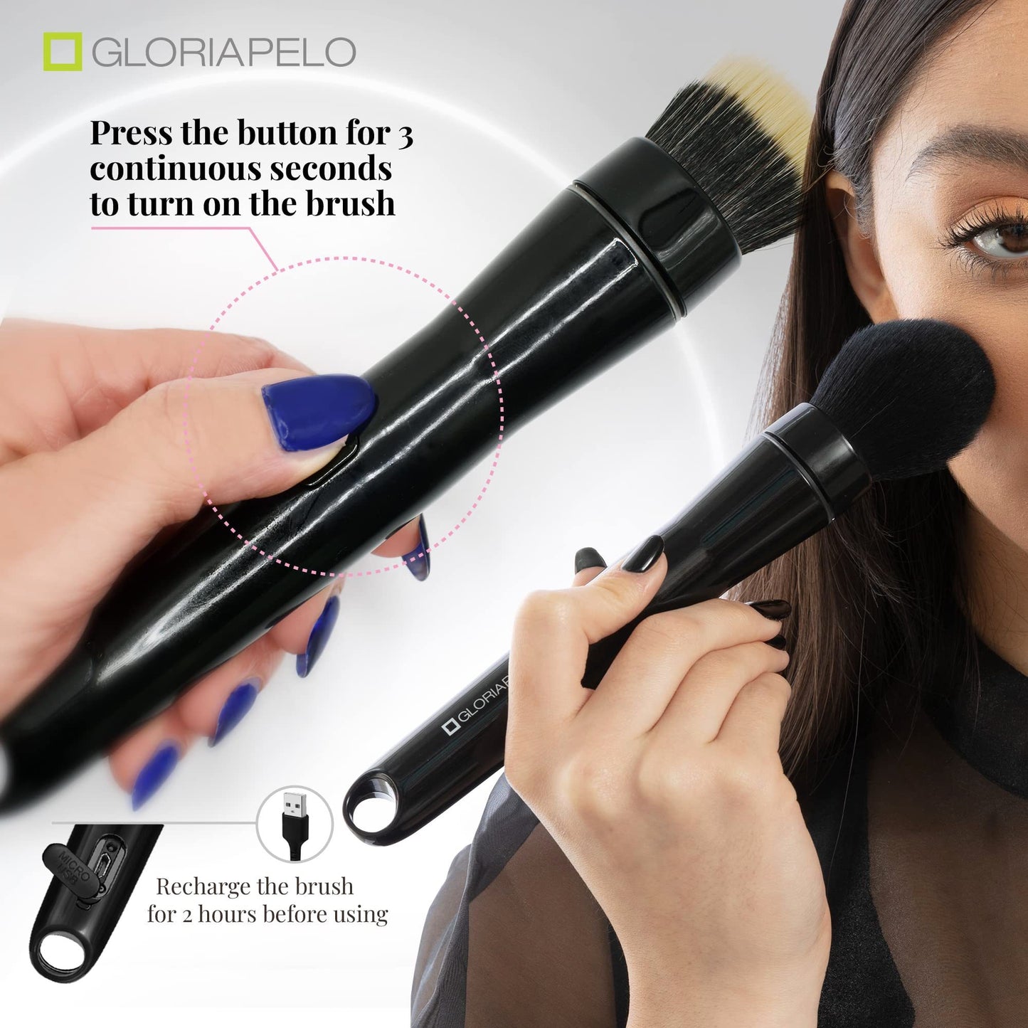 ✨ Maquillage Parfait en Voyage – Pinceau Professionnel