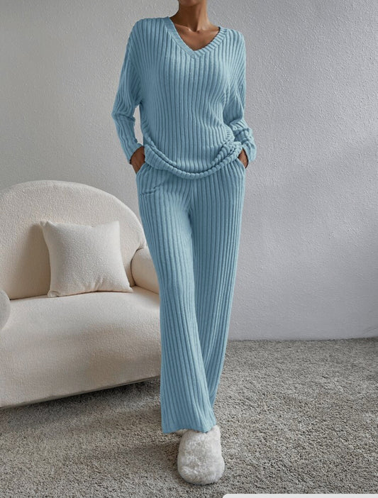 Loose Women's Pants Set, Two-piece Set