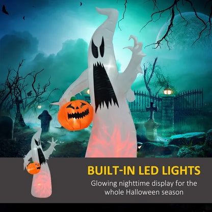 Décoration d’Halloween gonflable avec LED – Effet garanti !