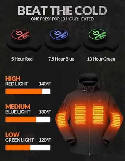 Veste Chauffante Homme – Softshell Hiver ANTARCTICA GEAR