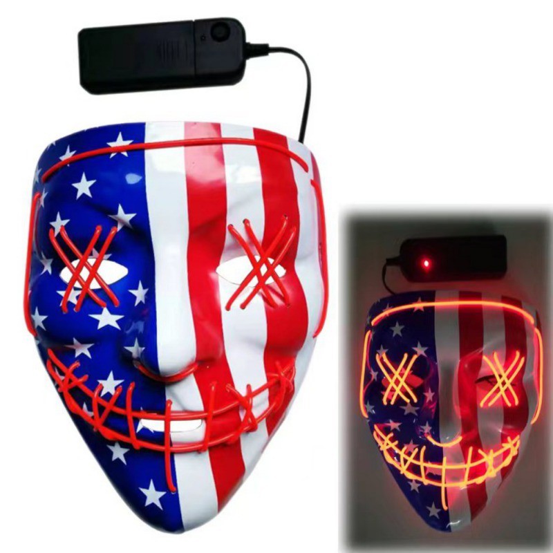 Masque LED Halloween – Style et Terreur Assurés !