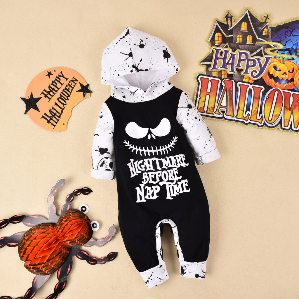 Combinaison Halloween Romper – Costume Effrayant et Confortable