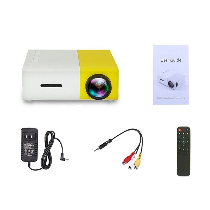 ✨ Projecteur Mini LED 1080P – Cinéma Haute Définition à la Maison ou en Déplacement 