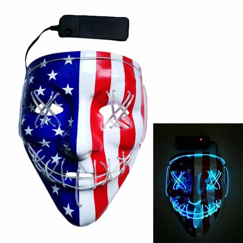 Masque LED Halloween – Style et Terreur Assurés !