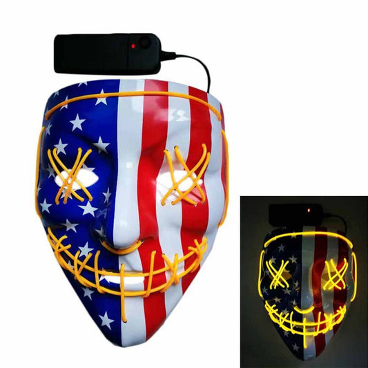 Masque LED Halloween – Style et Terreur Assurés !