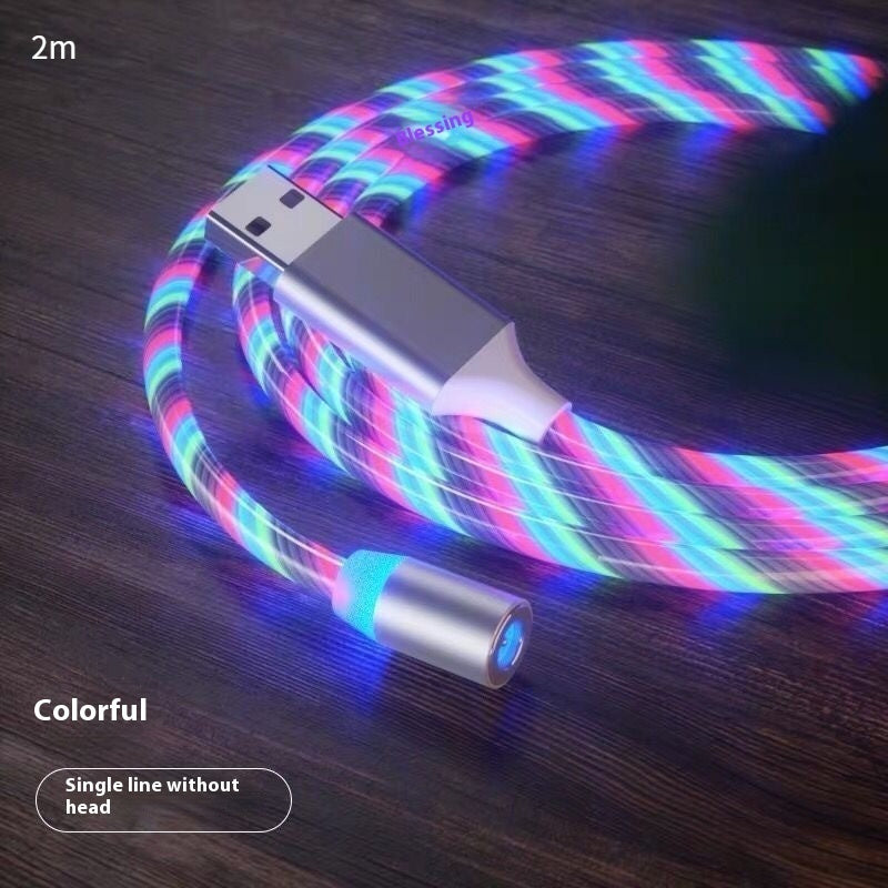✨ Fast Charging Cable – LED & Magnet Magic
