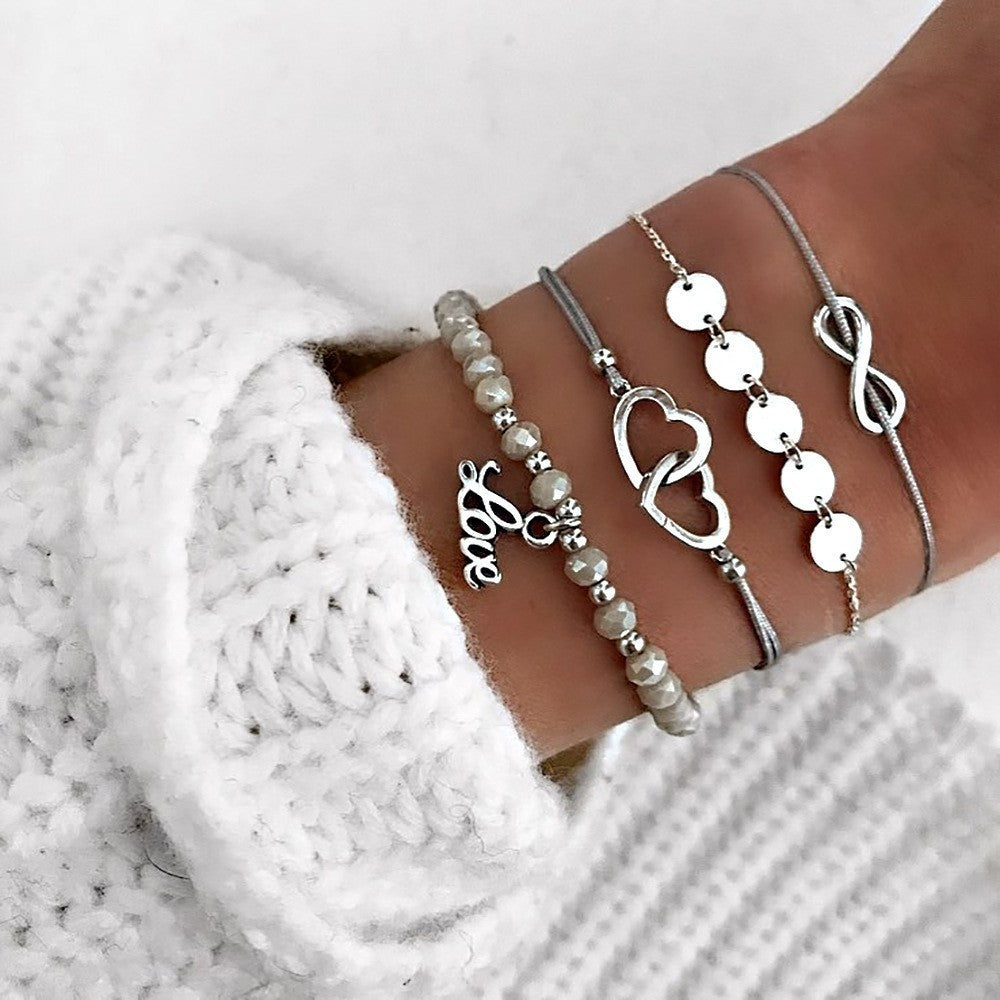 🌸 Lot Bracelets Bohèmes – Perles & Charms Vintage Femme