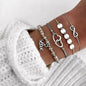 🌸 Lot Bracelets Bohèmes – Perles & Charms Vintage Femme