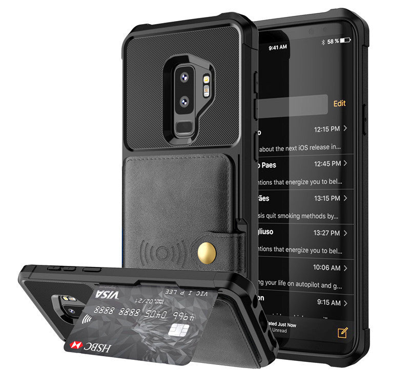 ✨ Coque Portefeuille Luxe en Cuir PU – Compatible iPhone & Samsung Galaxy
