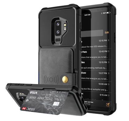 ✨ Coque Portefeuille Luxe en Cuir PU – Compatible iPhone & Samsung Galaxy