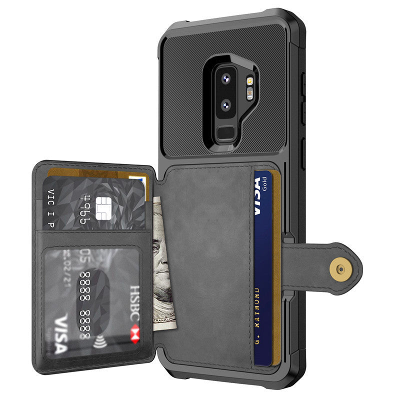 ✨ Coque Portefeuille Luxe en Cuir PU – Compatible iPhone & Samsung Galaxy