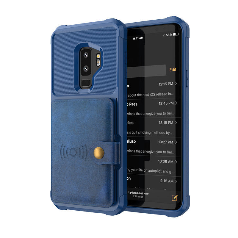 ✨ Coque Portefeuille Luxe en Cuir PU – Compatible iPhone & Samsung Galaxy