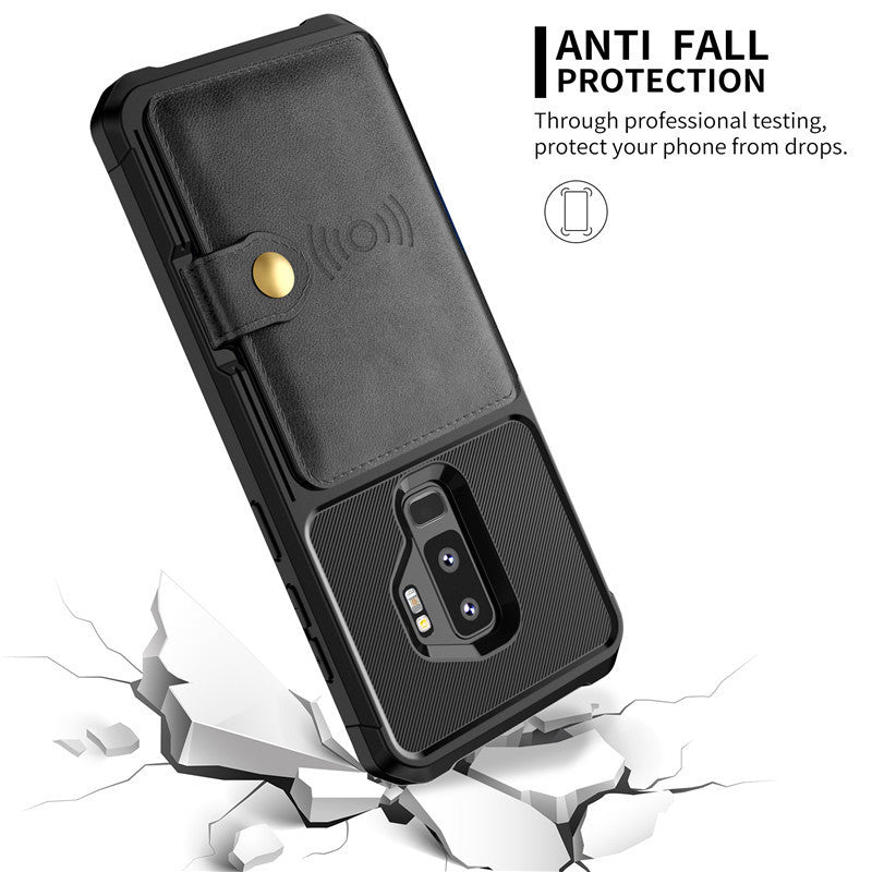✨ Coque Portefeuille Luxe en Cuir PU – Compatible iPhone & Samsung Galaxy