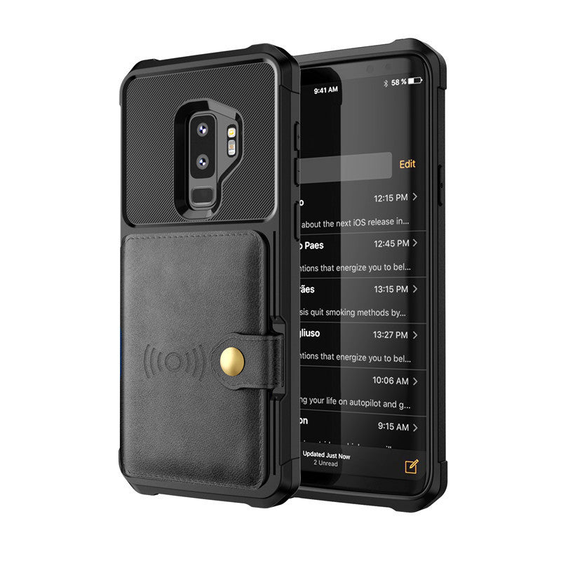 ✨ Coque Portefeuille Luxe en Cuir PU – Compatible iPhone & Samsung Galaxy