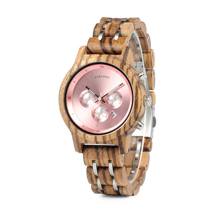 🌿 Montre en Bois Homme – Élégance Business & Style Casual