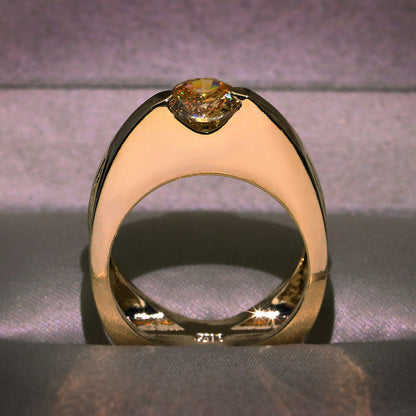 Bague Femme Or Rose – Strass Brillant & Luxe Élégant