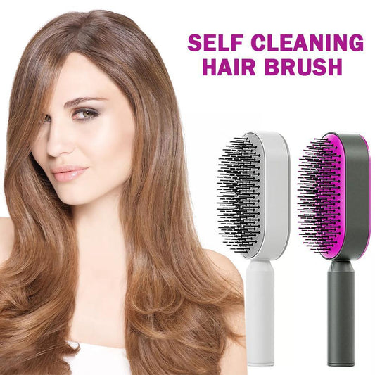 🌟 Hair Growth Comb – Brosse Auto-nettoyante & Stimule la Circulation