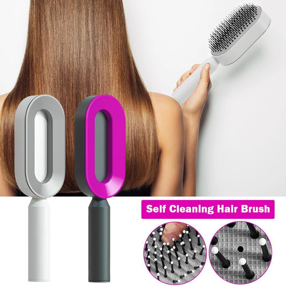 🌟 Hair Growth Comb – Brosse Auto-nettoyante & Stimule la Circulation