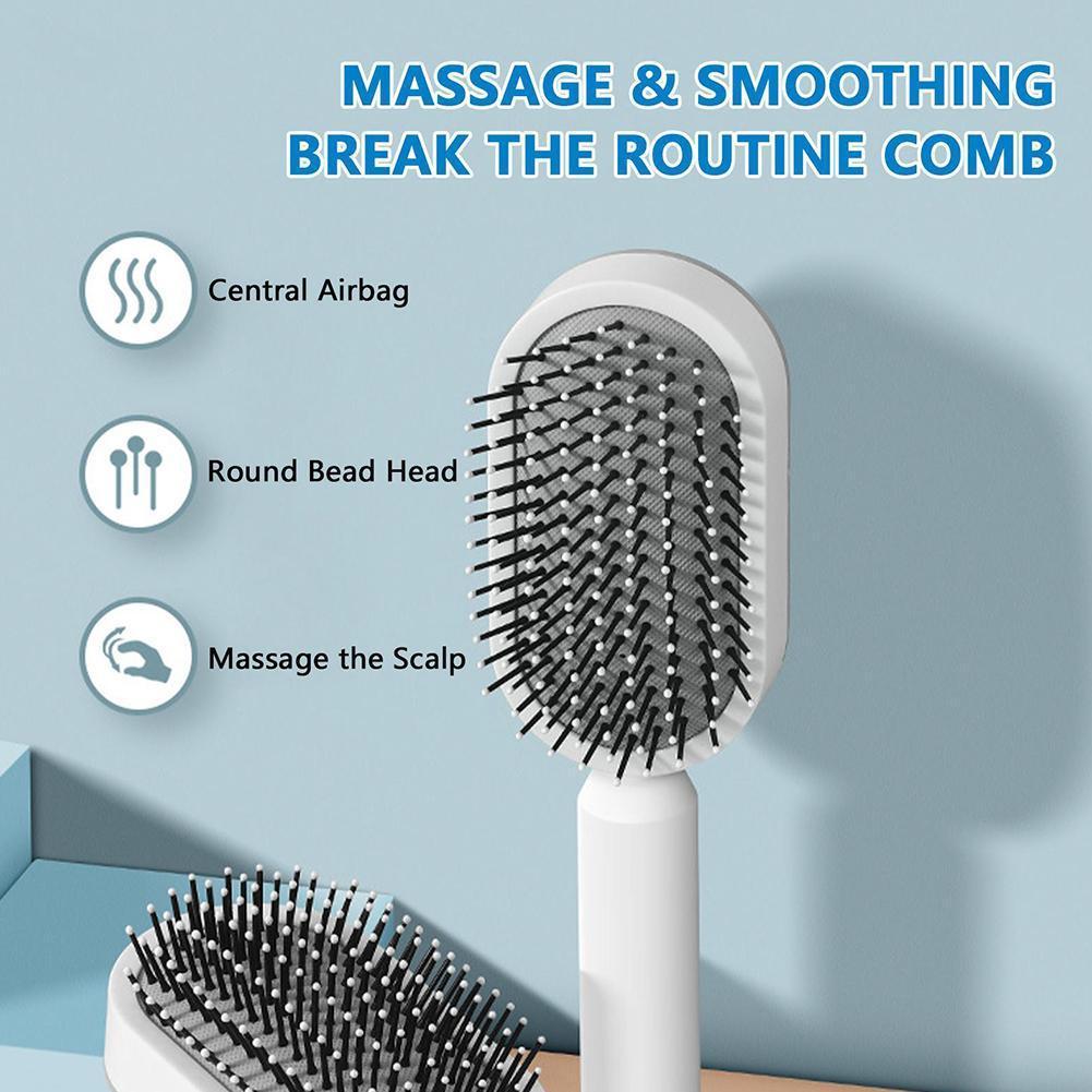 🌟 Hair Growth Comb – Brosse Auto-nettoyante & Stimule la Circulation