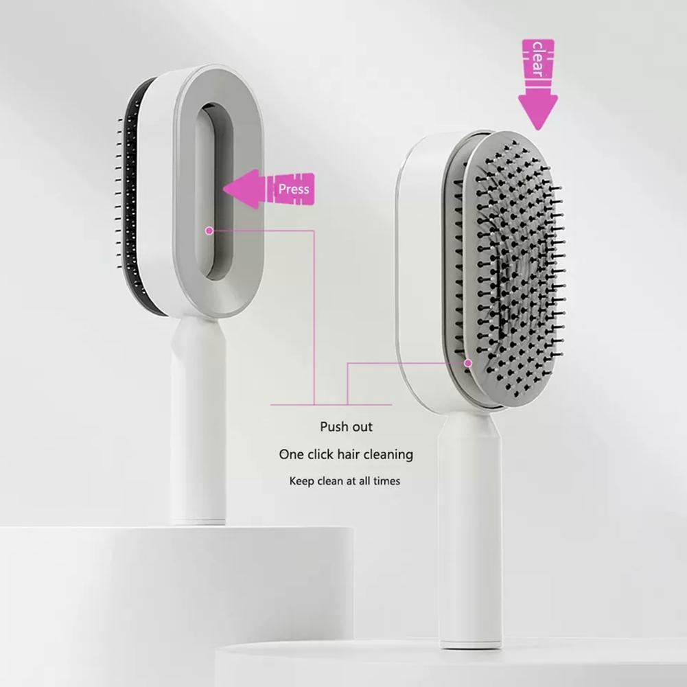 🌟 Hair Growth Comb – Brosse Auto-nettoyante & Stimule la Circulation