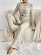 Short Top And Slim Fit Pants Set