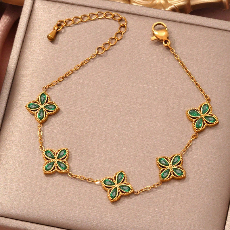 🌟 Bracelet Femme en Zircon – Chic et Raffiné