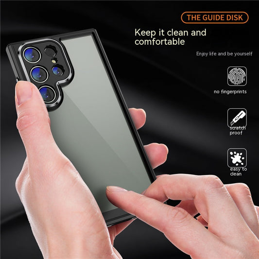 ✨ Coque Téléphone TPU + Acrylique – Anti-Chute et Résistante