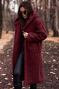 ✨ Manteau Long Femme Automne-Hiver – Teddy Douillet en Fausse Laine, Élégant et Chaud
