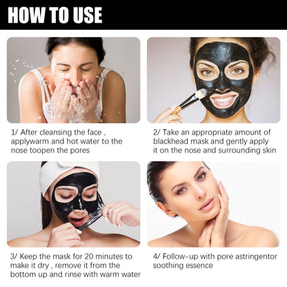 ✨ Peel-Off Facial Mask – Pores Reserrés & Teint Éclatant