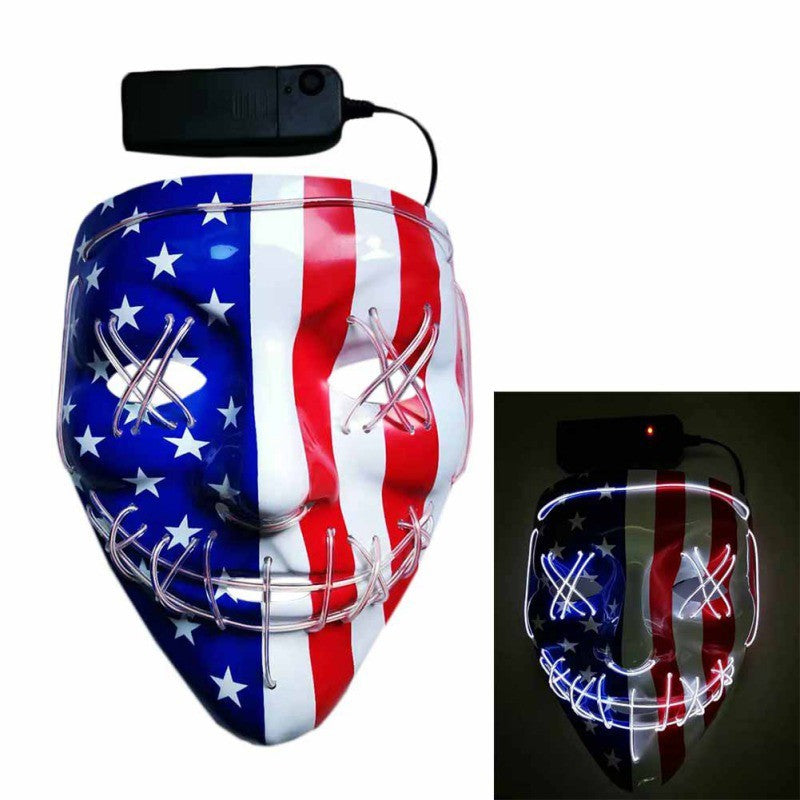 Masque LED Halloween – Style et Terreur Assurés !