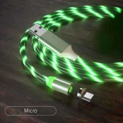 ✨ Fast Charging Cable – LED & Magnet Magic