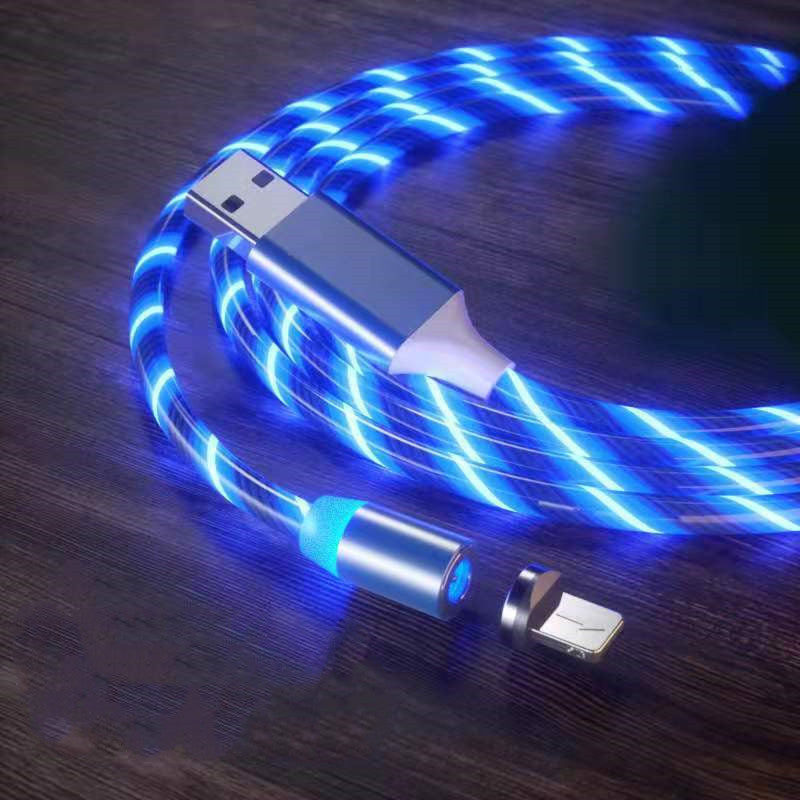 ✨ Fast Charging Cable – LED & Magnet Magic