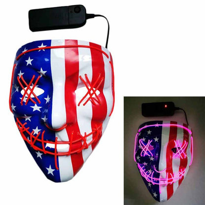 Masque LED Halloween – Style et Terreur Assurés !