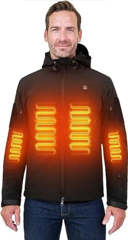 Veste Chauffante Homme – Softshell Hiver ANTARCTICA GEAR