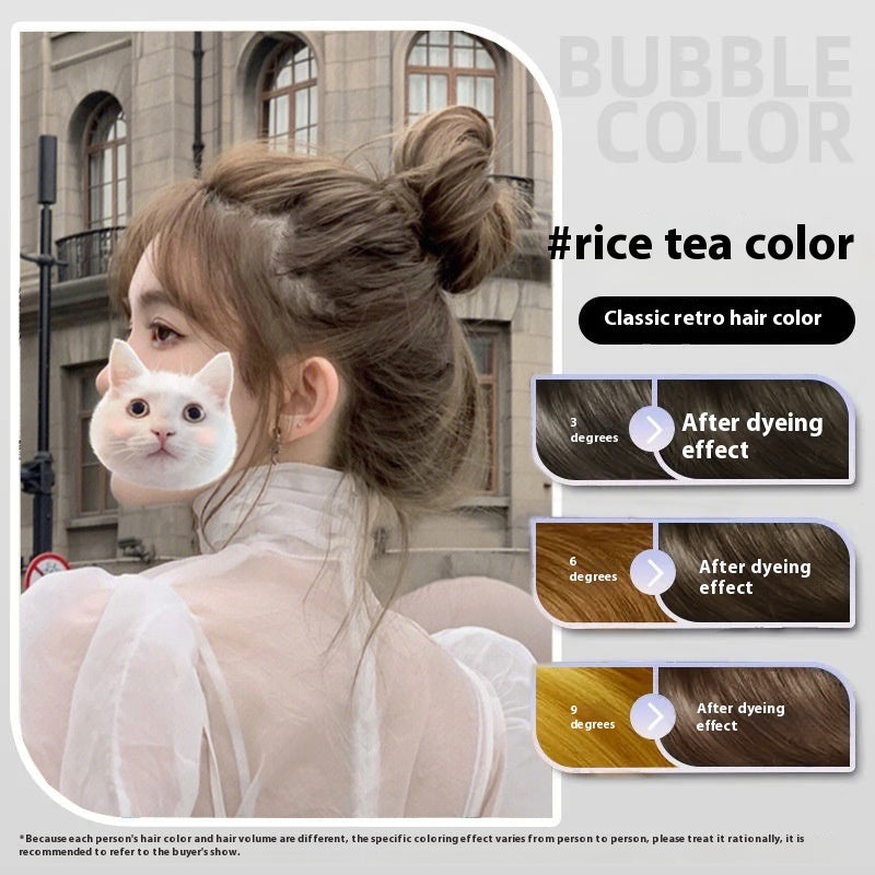 🎨 Crème Colorante Cheveux Bubble Dyed – Cassis Violet à Domicile