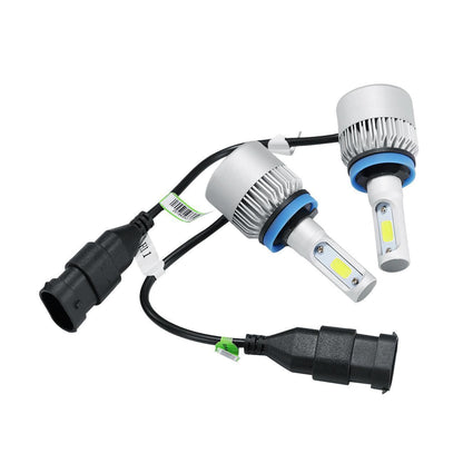 Series F-S2 H11 28W-LED Silver COB Integrated Automotive Front Headlights