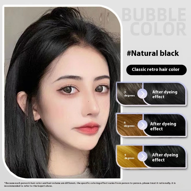 🎨 Crème Colorante Cheveux Bubble Dyed – Cassis Violet à Domicile