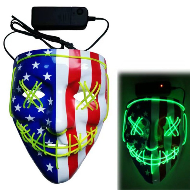 Masque LED Halloween – Style et Terreur Assurés !