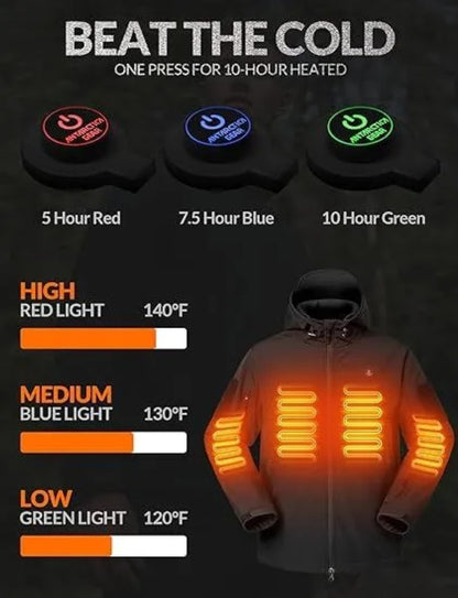 Veste Chauffante Homme – Softshell Hiver ANTARCTICA GEAR