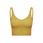 Summer Pure Color Ribbon Chest Pad Nude Feel Back-shaping Running Fitness