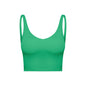 Summer Pure Color Ribbon Chest Pad Nude Feel Back-shaping Running Fitness