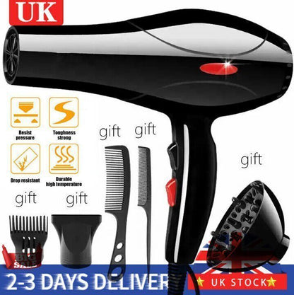 ✨ 2200W Sèche-Cheveux – Nozzle & Blow Pro