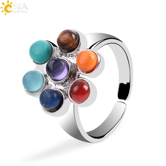 💎 Bague Pierre Naturelle – Élégance et Luxe