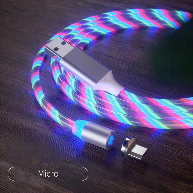 ✨ Fast Charging Cable – LED & Magnet Magic