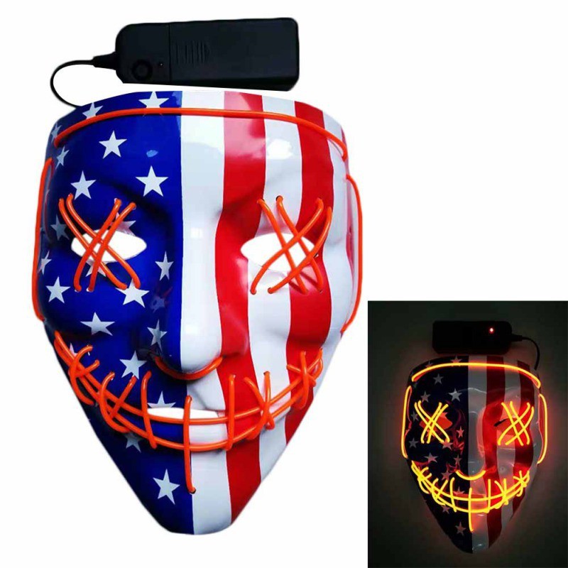 Masque LED Halloween – Style et Terreur Assurés !