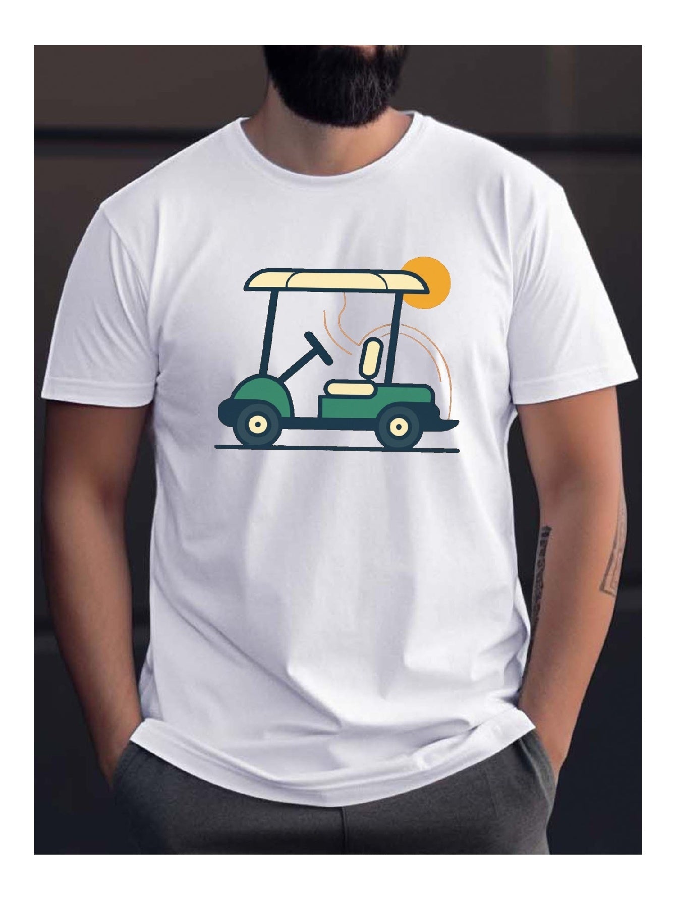 T-shirt Golf Cart – Confort & Style Décontracté ⛳