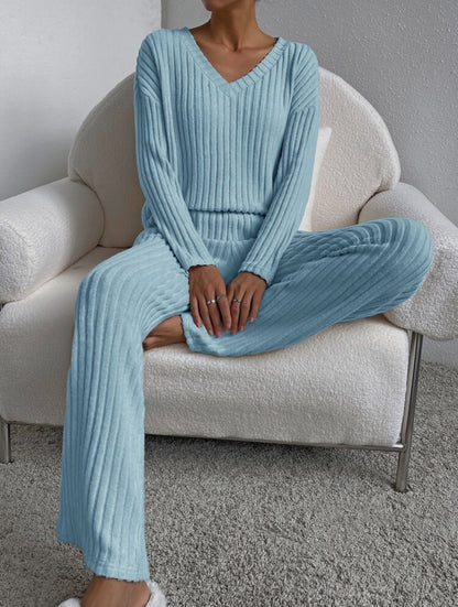 Loose Women's Pants Set, Two-piece Set
