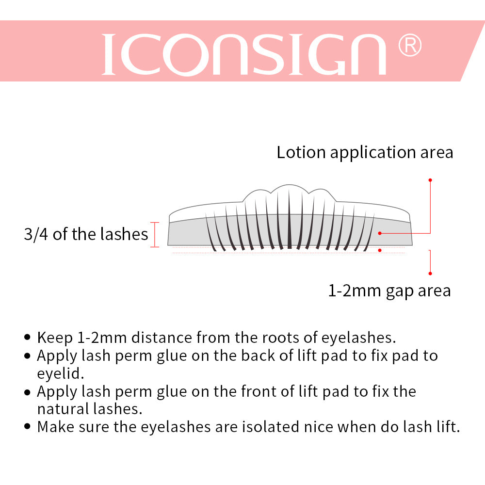 🔥 Kit Lash Lift ICONSIGN – Cils Relevés et Sublimes