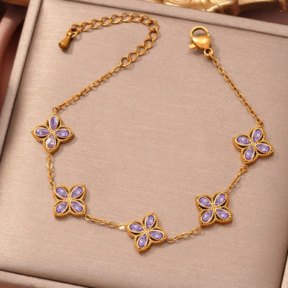 🌟 Bracelet Femme en Zircon – Chic et Raffiné